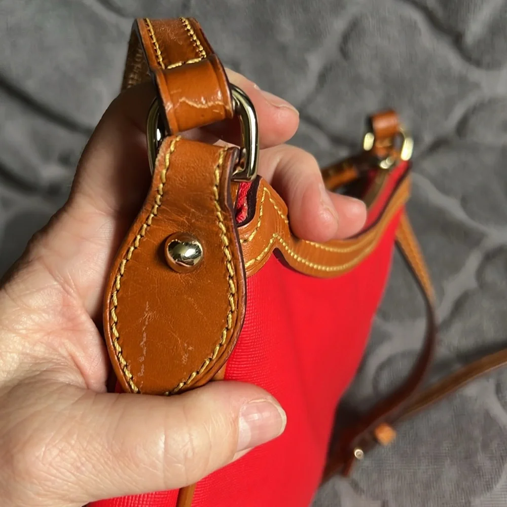 Dooney & Bourke Red Slim Crossbody Purse - Picture 5 of 15